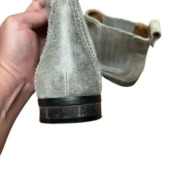 RARE Golden Goose Deluxe Virginia Suede Metallic Bootie - 40 / Fits 8.5 - Picture 3 of 9